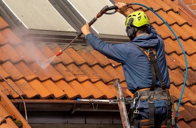 Démoussage et hydrofuge de toiture à Saint-Romain-les-Atheux